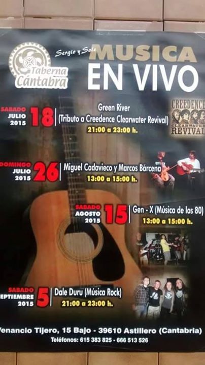 Concierto en La Taberna Cántabra en Astillero