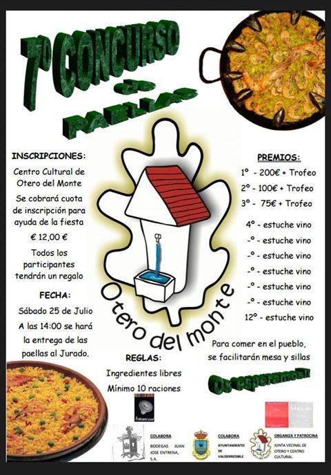 Concurso de paellas en Otero del Monte