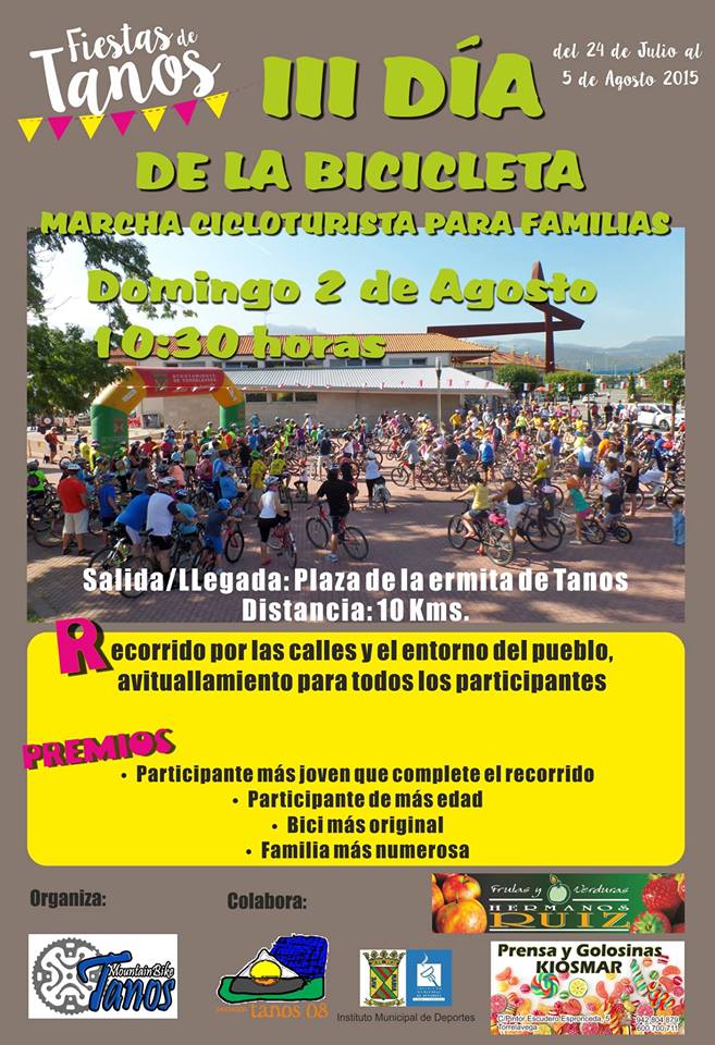 Dia de la Bicicleta en Tanos 2015