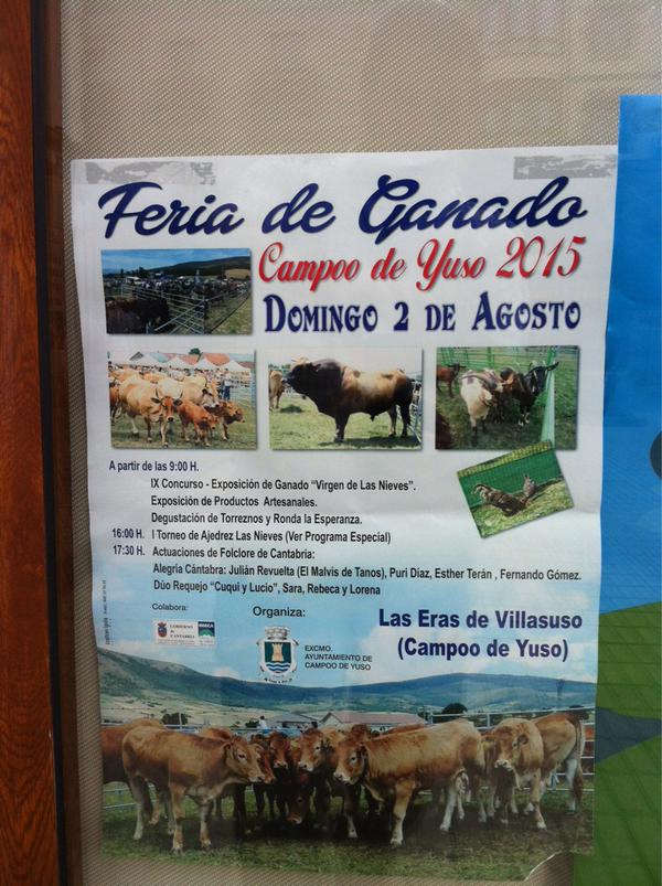 Feria de ganado en Eras de Villasuso