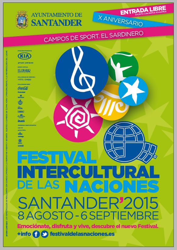 Festival intercultural, Feria de las Naciones Santander 2015