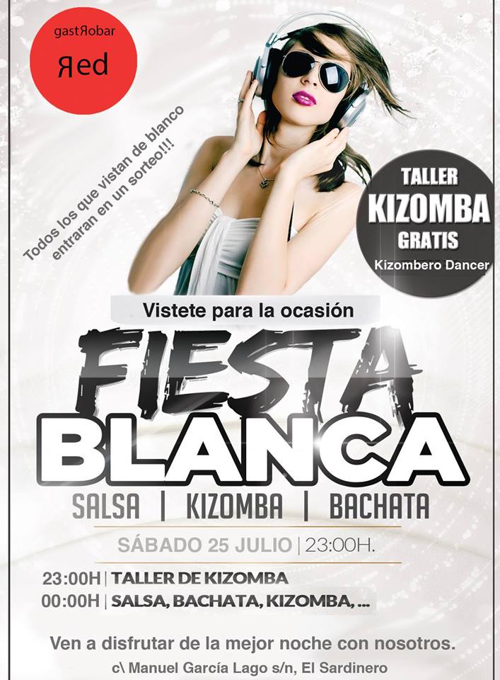 Fiesta blanca en el RED en el Sardinero