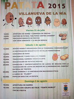 Fiesta de la Patata en Villanueva de la Nía