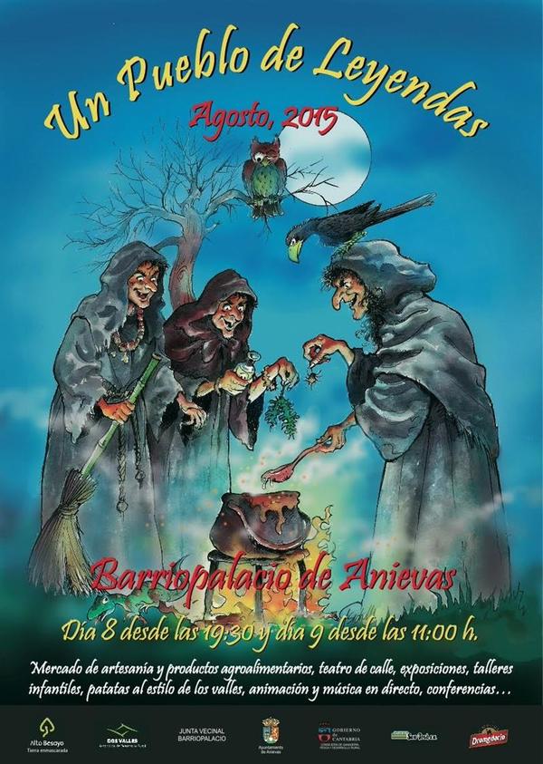 Fiesta de la mitología de Cantabria en Barriopalacio de Anievas