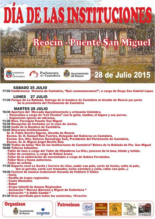 Fiesta del Día de las Instituciones en Puente San Miguel