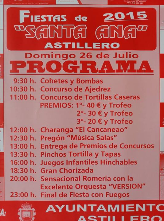 Fiestas de Santa Ana en Astillero