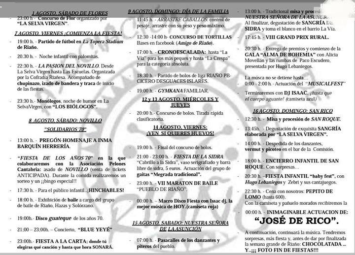 Fiestas de la Semana Grande de Riaño