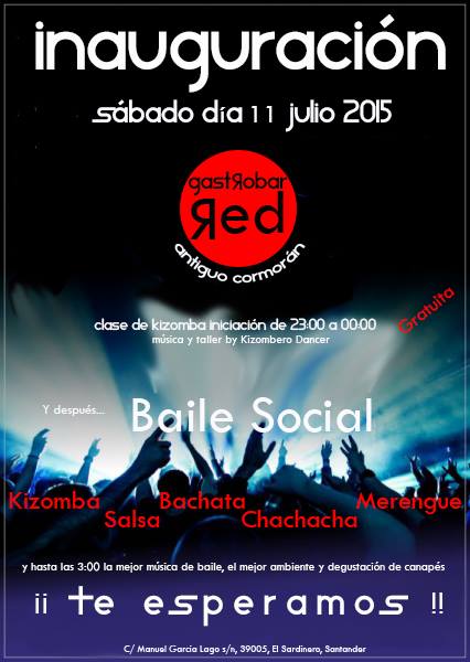 Inauguración del GastroBar Red en Santander,el antiguo cormorán