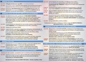 Programa de fiestas san pantaleon 2015