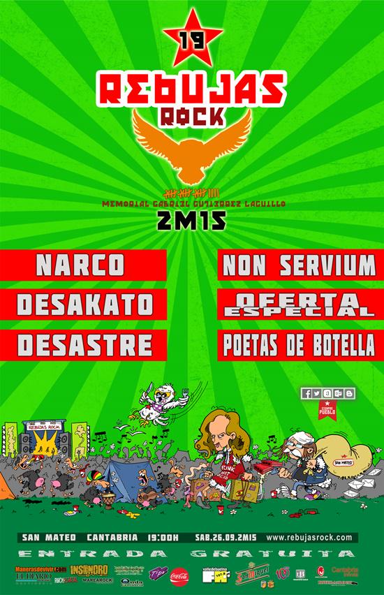 Rebujas Rock 2015 en San Mateo de Buelna Cantabria