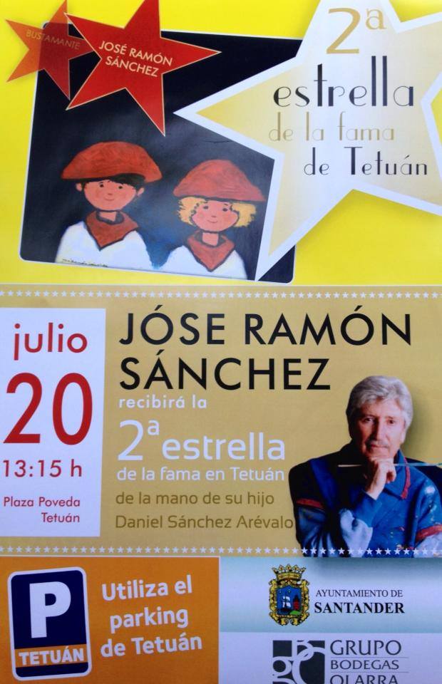 Segunda estrella de la fama de Tetuán para José Ramón Sánchez