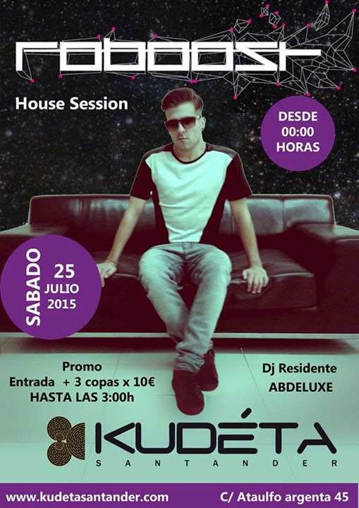 Sesión House en el Kudeta en Santander, Roboots