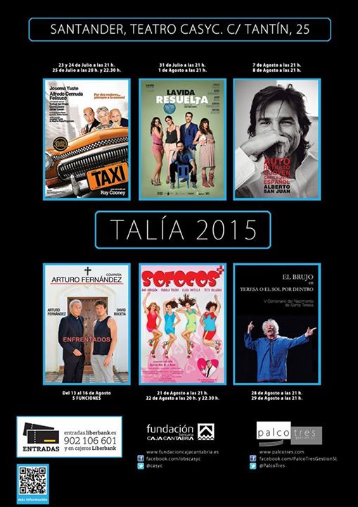 Teatro de Verano 2015 en el CASYC en Santander