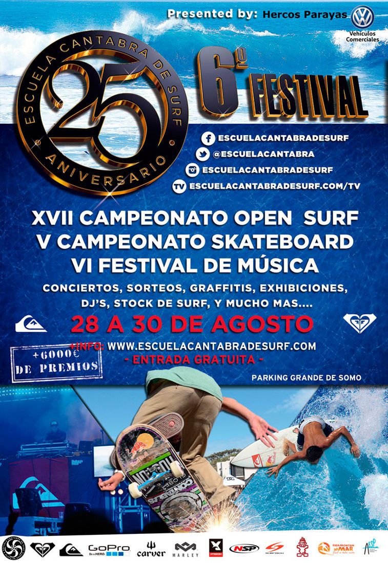 25 Aniversario Escuela Cántabra de Surf en Somo