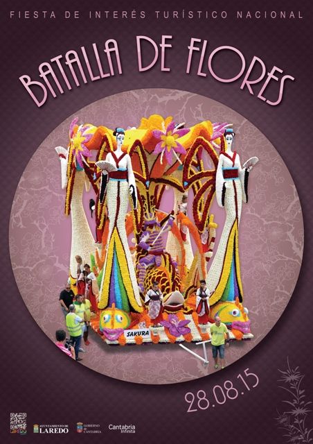 Batalla de flores 2015 en Laredo