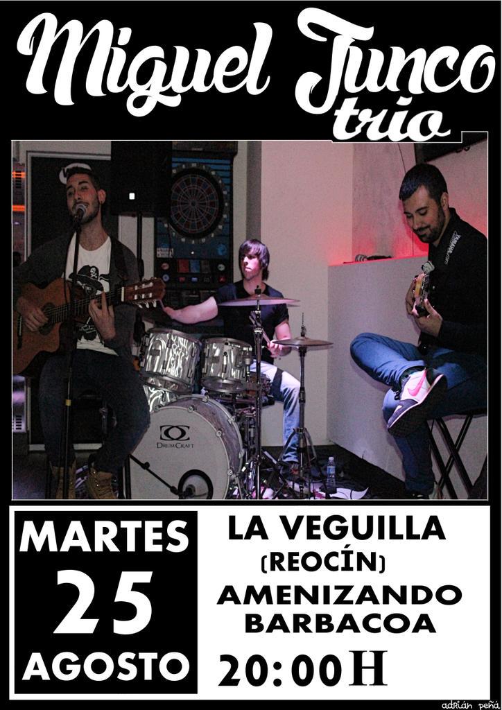 Concierto de Miguel Junco Trío en Reocín