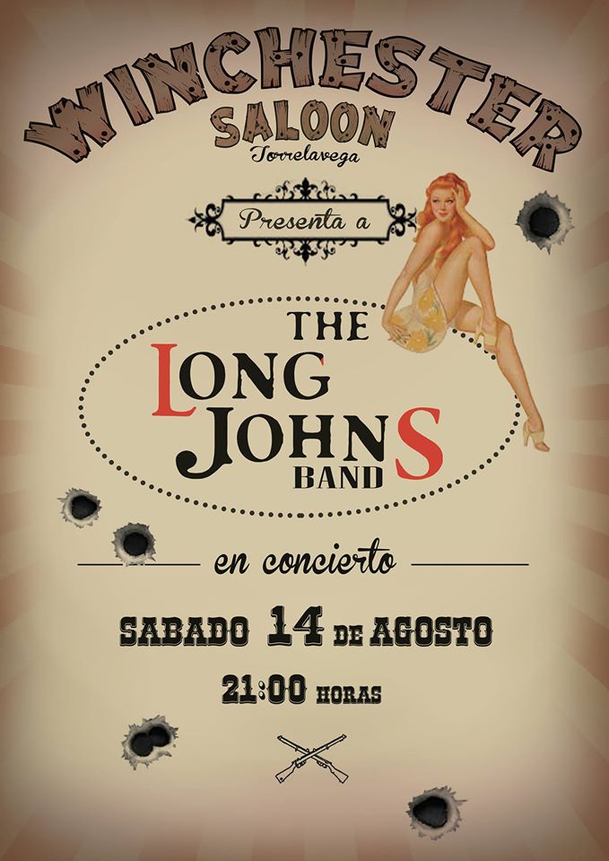 Concierto de The Longs Johns Band en el Winchester de Torrelavega