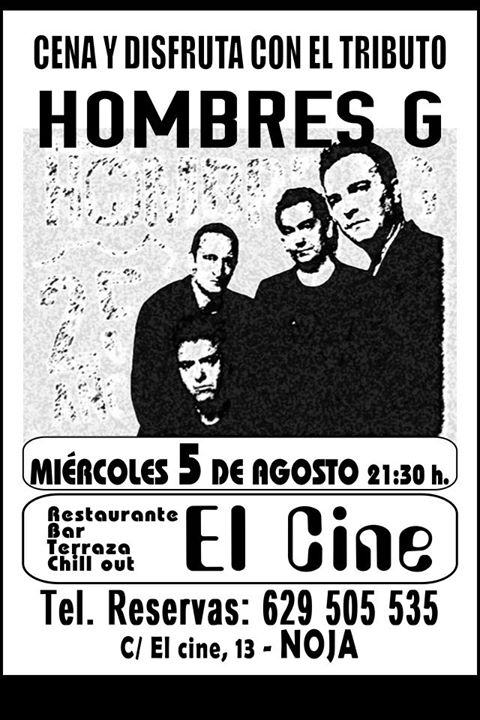 Concierto tributo a Hombres G en El Cine de Noja