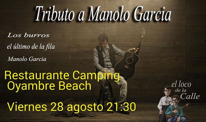 Concierto tributo a Manolo García en Oyambre
