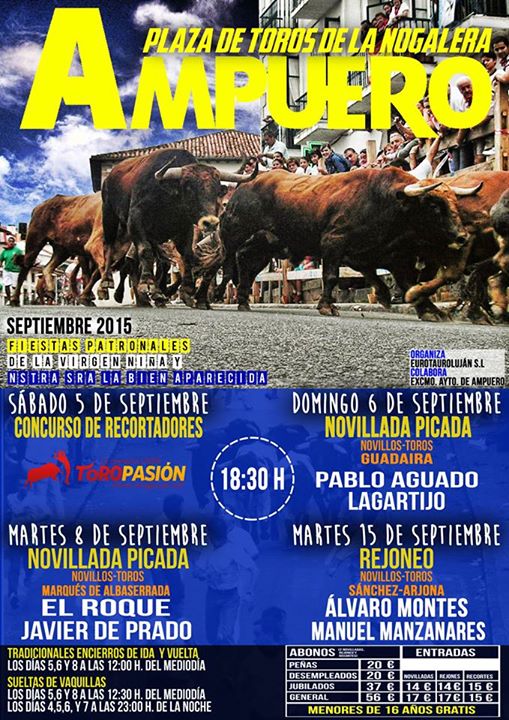Feria taurina en las fiestas de Ampuero 2015