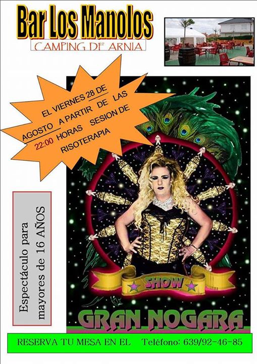 Espectáculo de la Gran Nogara en La Arnía