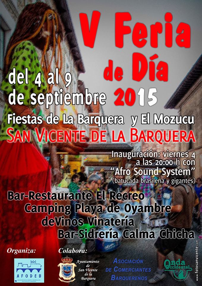 Feria de Día de San Vicente de la Barquera 2015