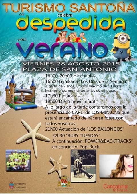 Fiesta despedida del verano en Santoña.