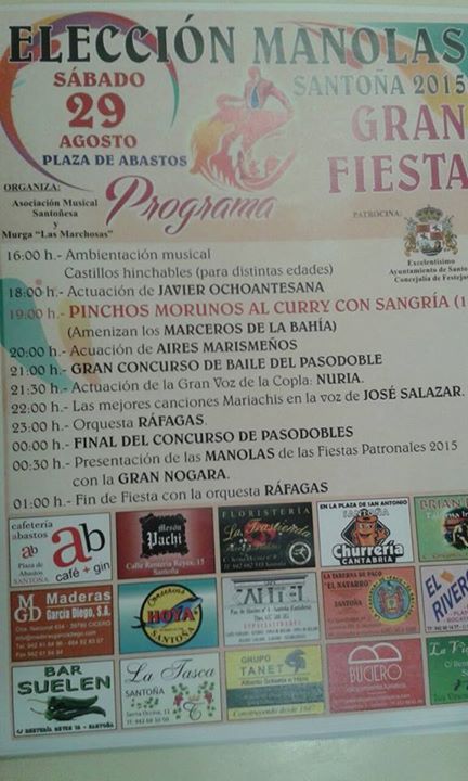 Fiesta elección Manolas en Santoña