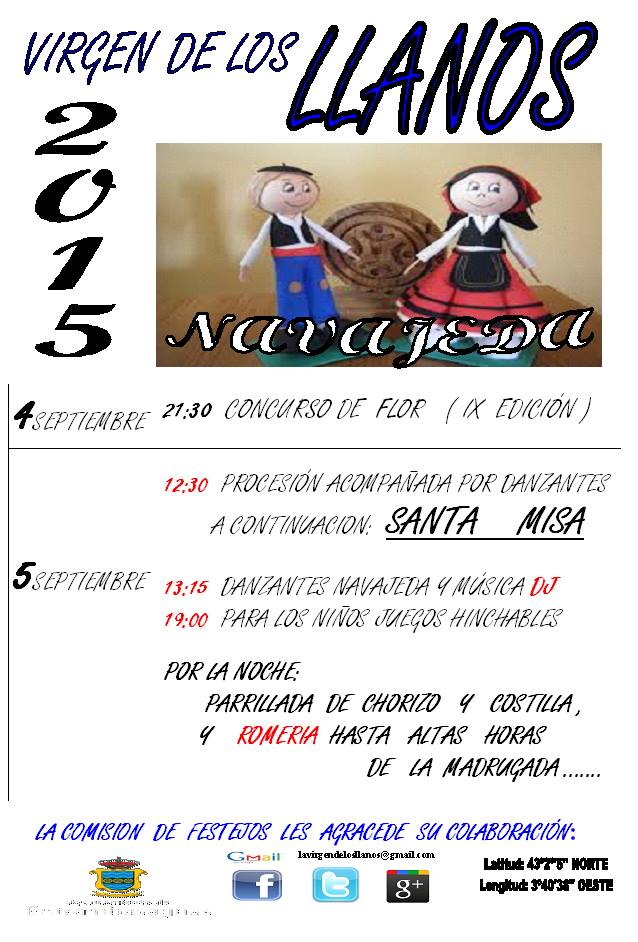 Fiestas Virgen de los Llanos en Estrambasaguas