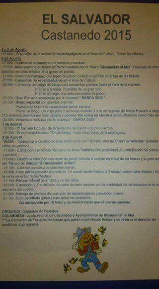 Fiestas de El Salvador en Castanedo 2015