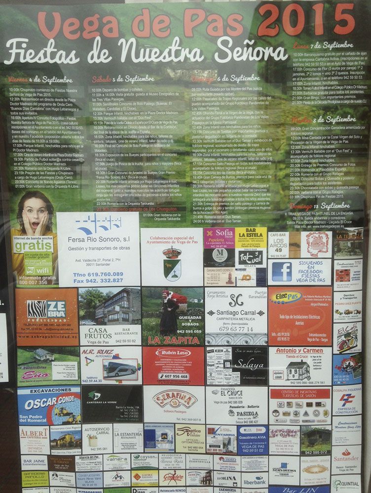 Fiestas de Nuestra Señora 2015 en Vega de Pas