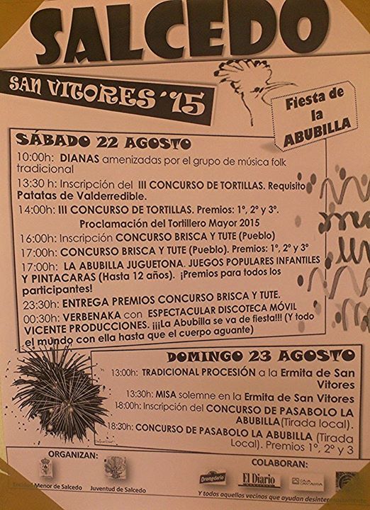 Fiestas de San Vitores en Salcedo,Valderredible
