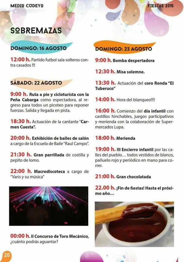 Fiestas de Sobremazas 2015