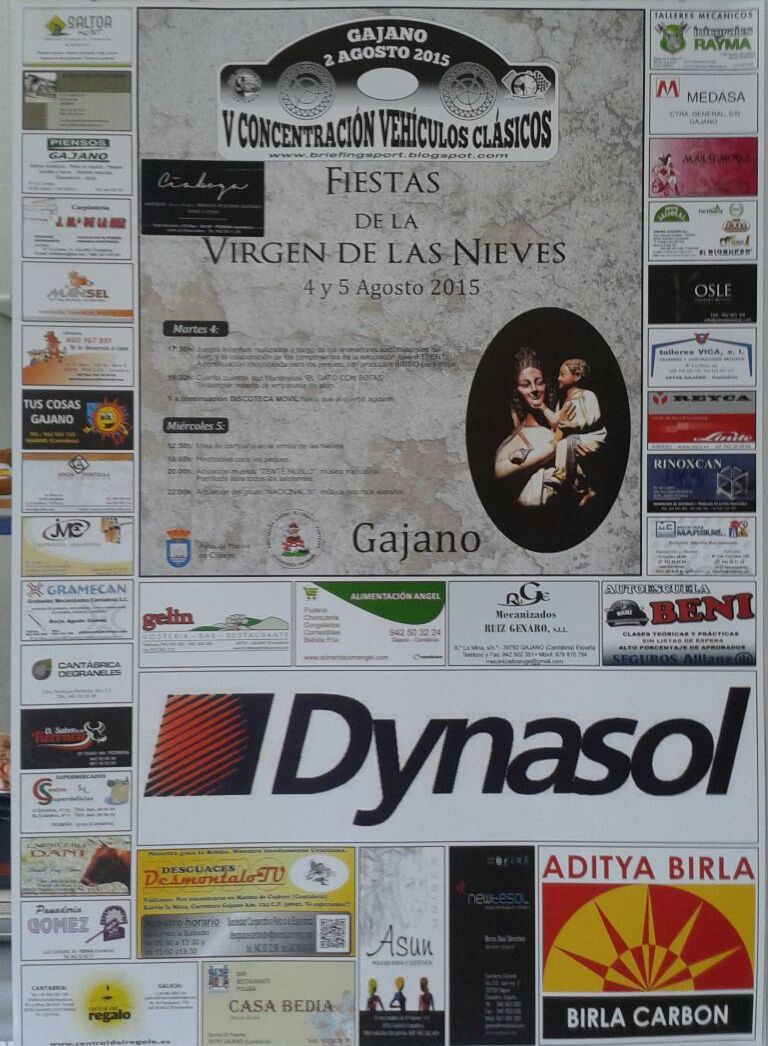 Fiestas de la Virgen de las Nieves en Gajano 2015