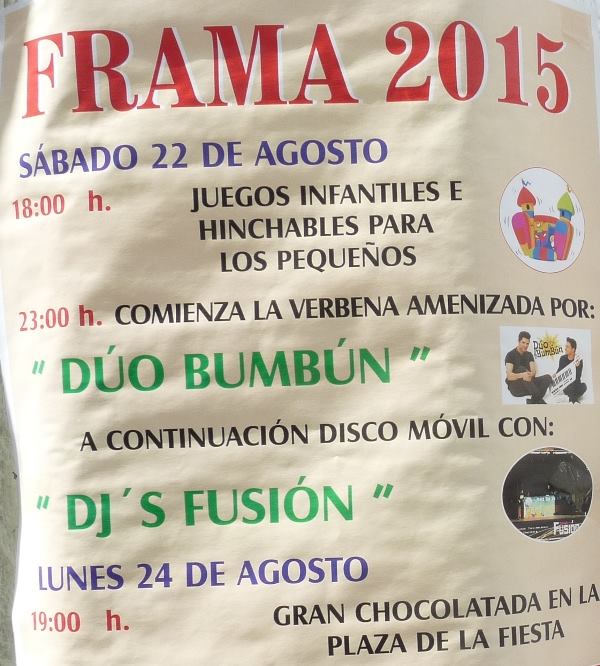 Fiestas en Frama