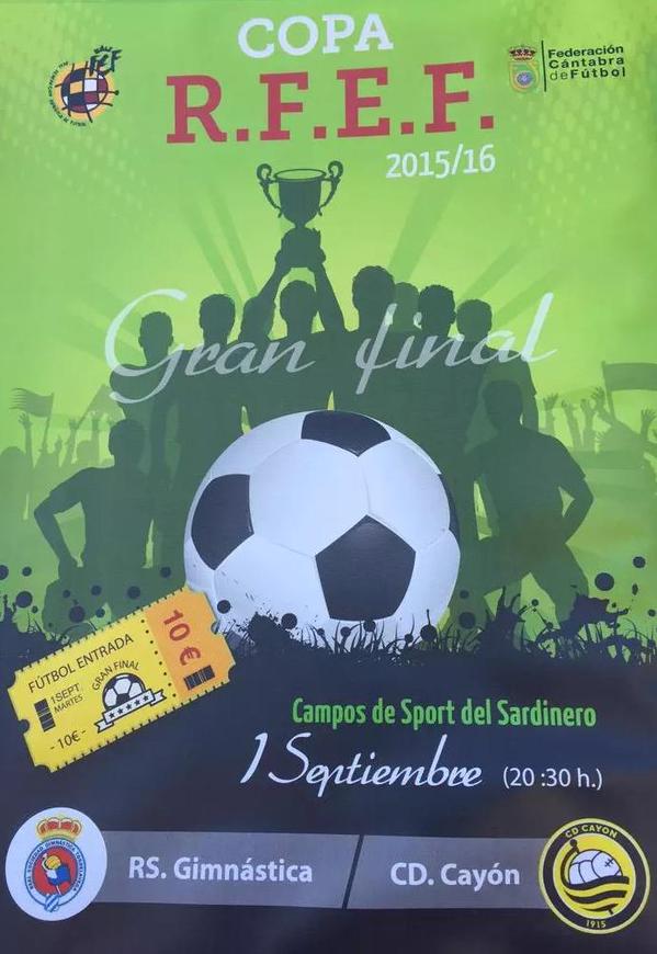 Final copa RFEF 15/16 en el Sardinero