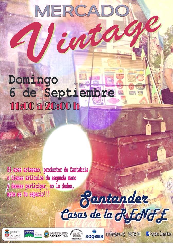 Mercado Vintage en las fiestas de casas de la Renfe 2015