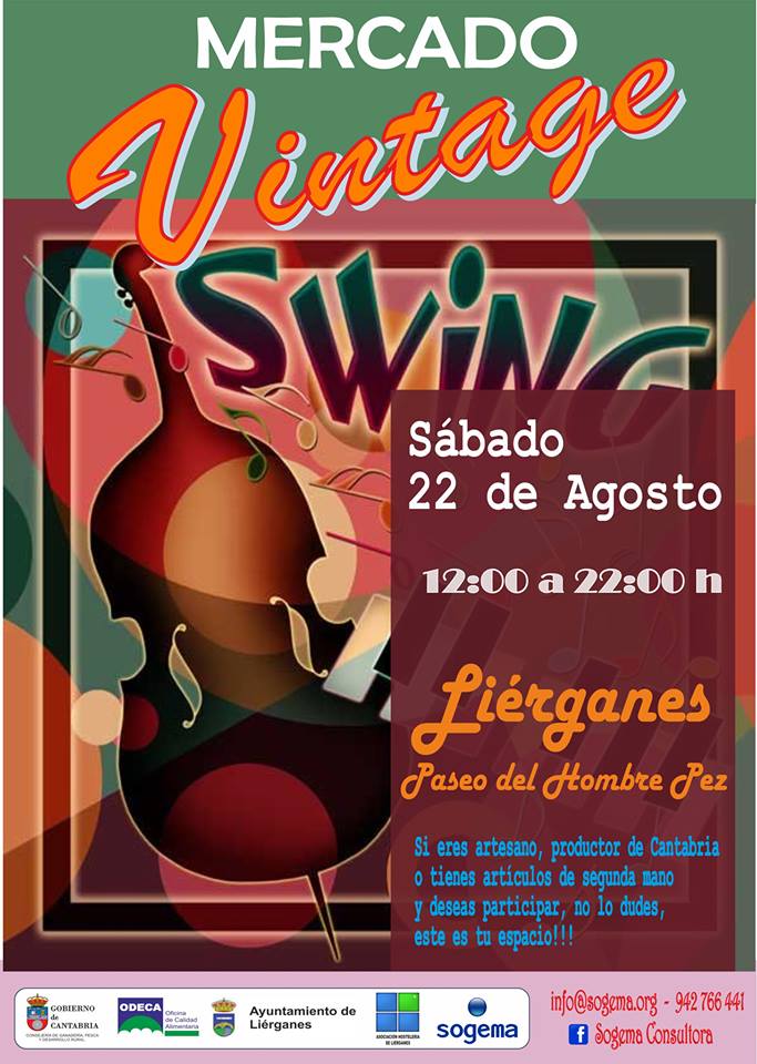 Mercado vintage en Liérganes Agosto 2015
