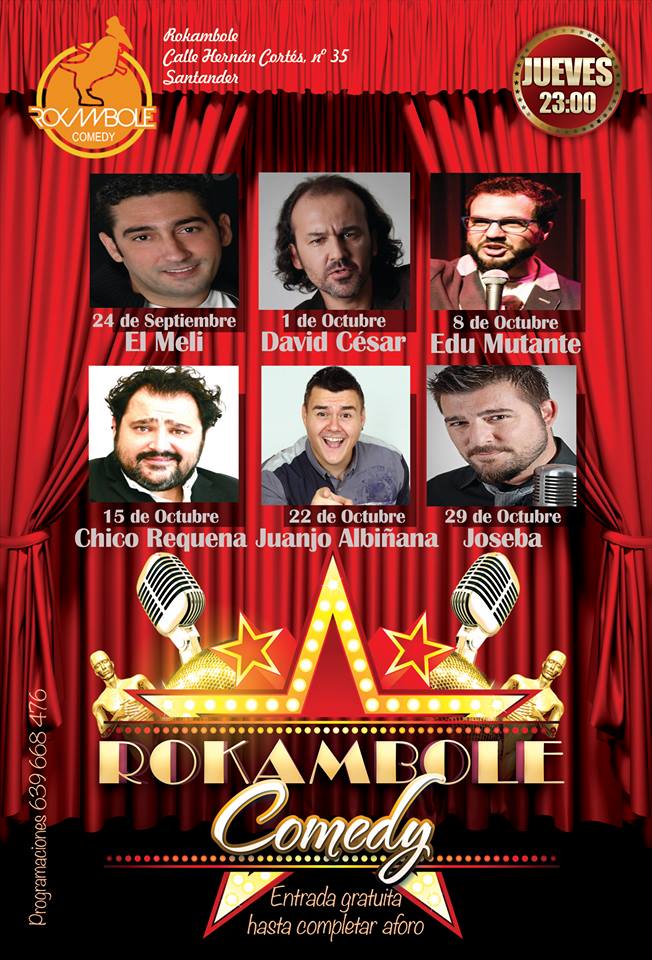 Noche de Monólogo en el Rocambole en Santander