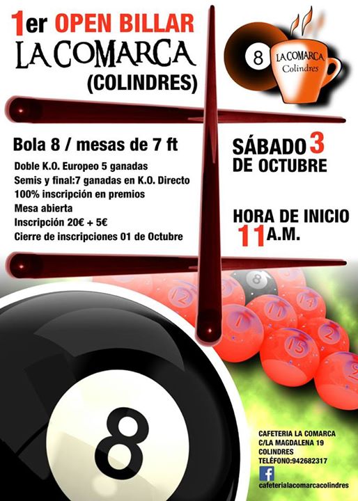 Open de Billar en Colindres