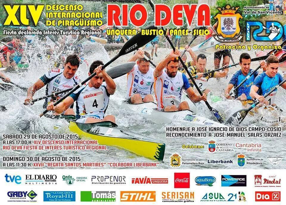 XLV Descenso internacional de piragüismo Río Deva y Fiestas Santos Mártires en Unquera