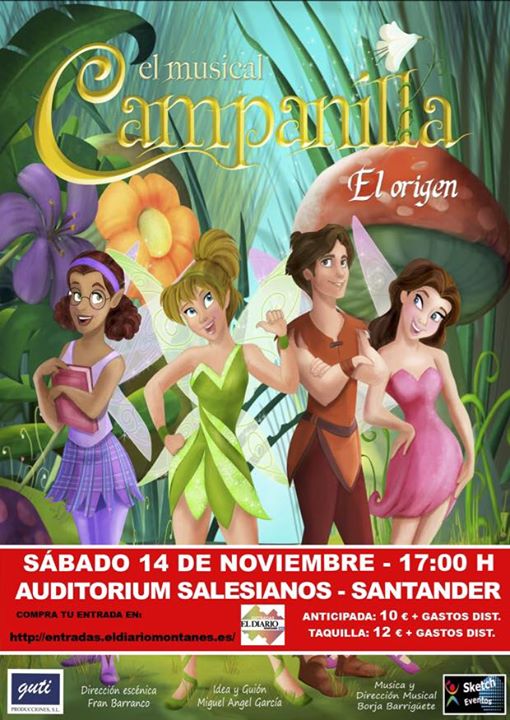 Campanilla el Musical en los Salesianos de Santander