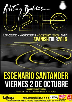 Concierto de Achtung Babies tributo a U2 en Escenario Santander