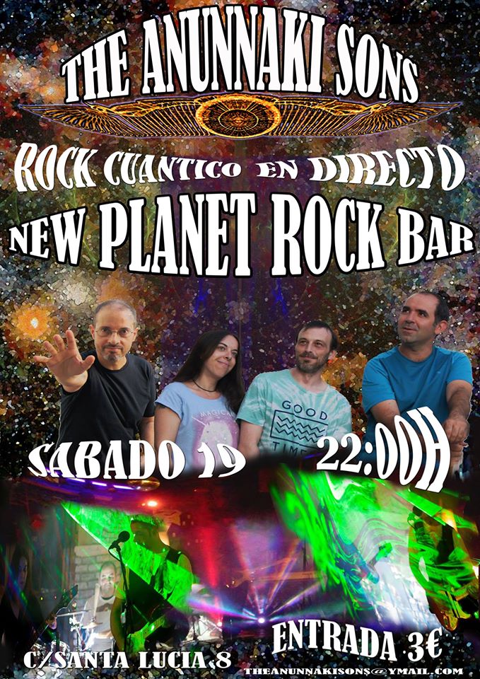 Concierto de Anunnakki Sons en el New Planet en Santander