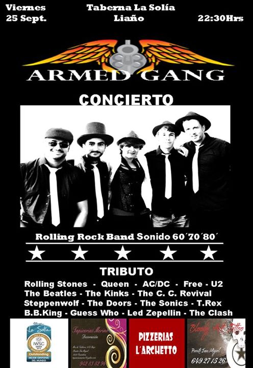 Concierto de Armed Gang en La Solía en Liaño