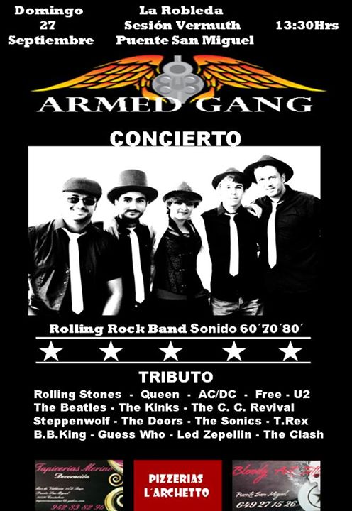 Concierto de Armed Gang en Puente San Miguel