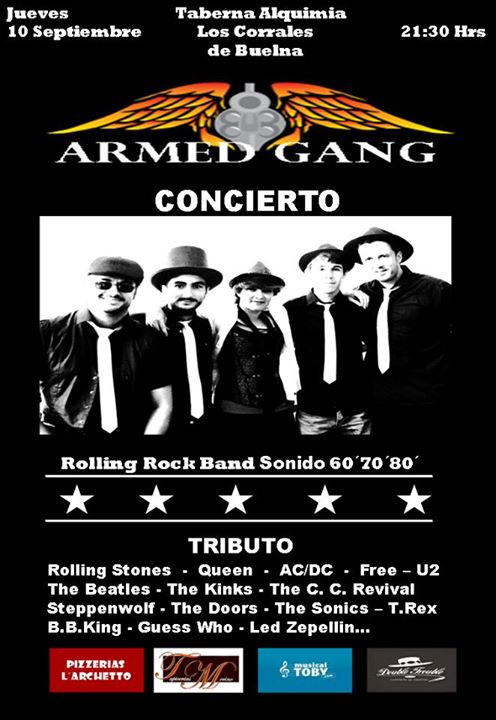 Concierto de Armed Gang en el Alquimia de Los Corrales de Buelna