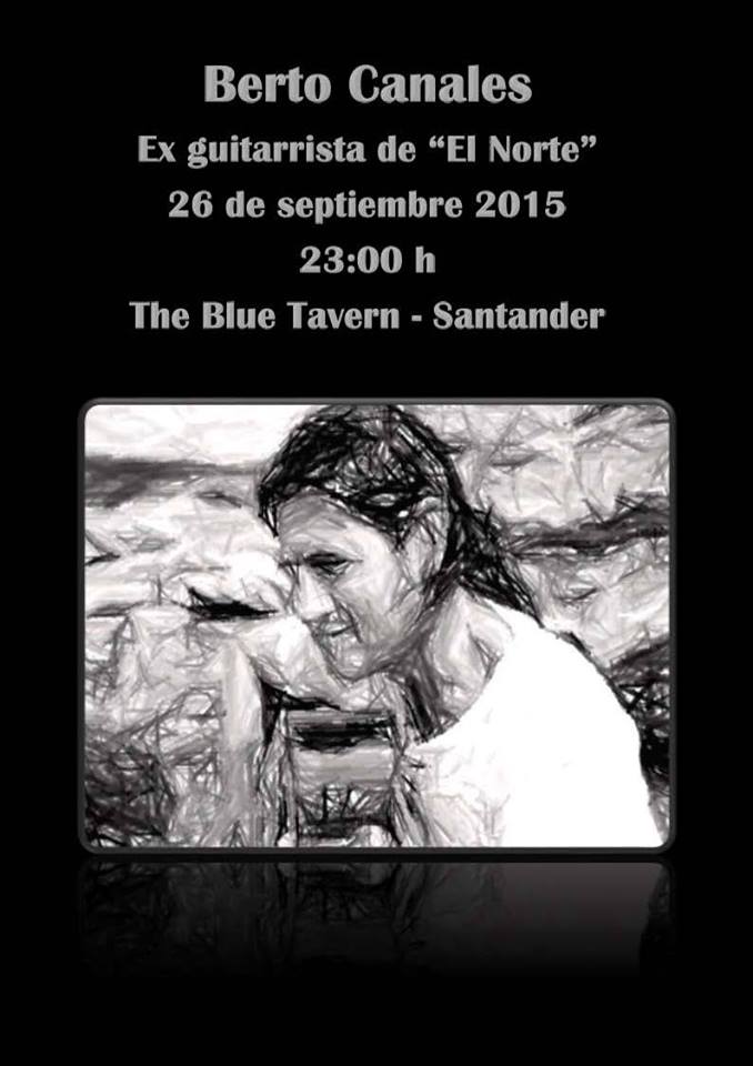 Concierto de Berto Canales en el Blue Tavern de Santander