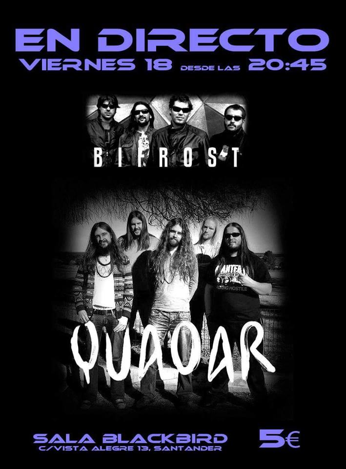 Concierto de Bifrost y Quaoar en el Black Bird en Santander