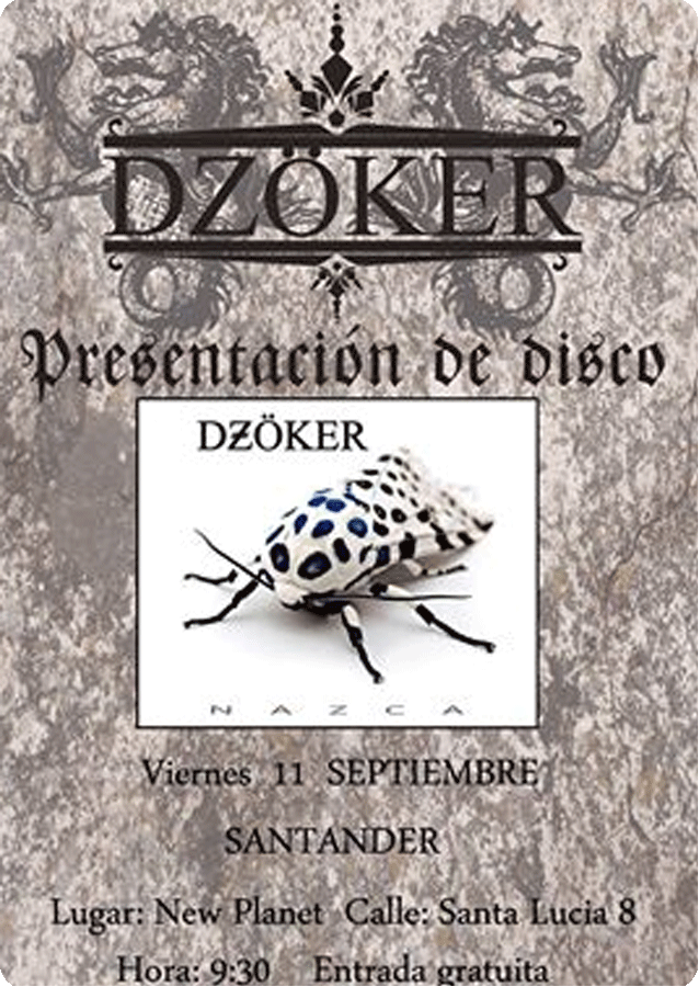 Concierto de Dzoker en el New Planet de Santander